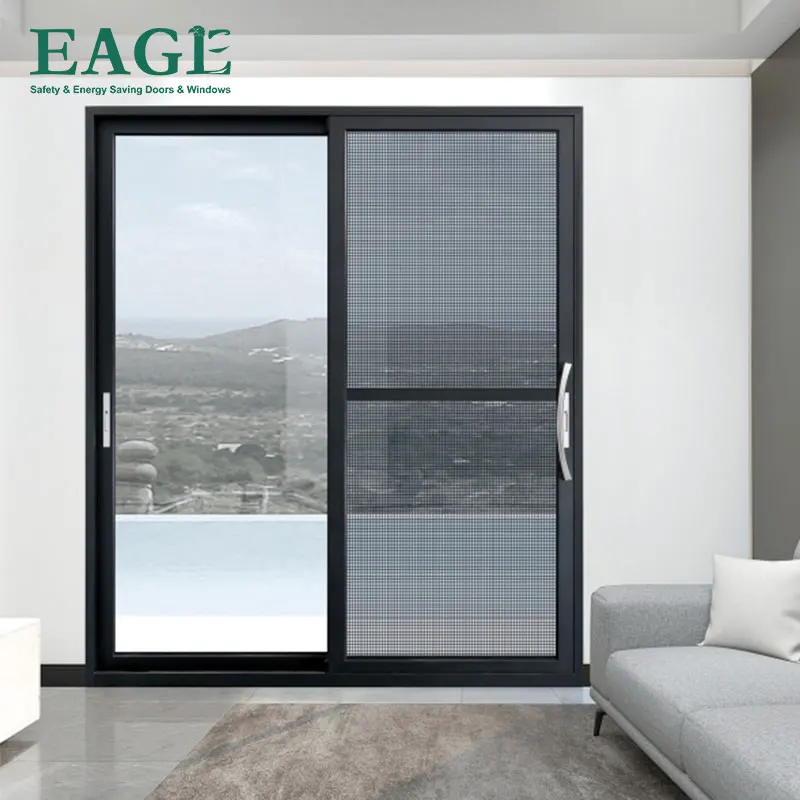 slim aluminum sliding barn door doors hardware with soft close