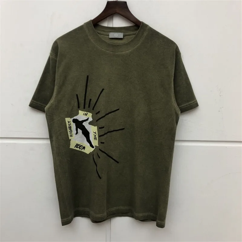 Футболка Astroworld с тревисом Скоттом КАКТУСОМ Джеком высочайшей в комнате для мужчин и женщин 1:1 высокое качество футболка Трэвиса Скотта топы футболки