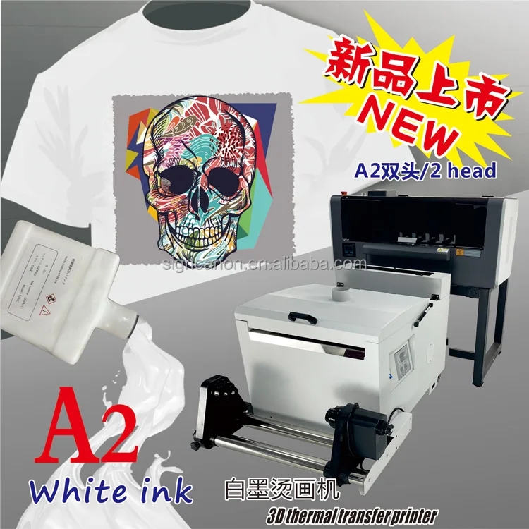 Signkanon PET Film 42cm DTF Printer A2 42cm XP600 I3200 Set All in One Powder Dyer Machine DTF Printer