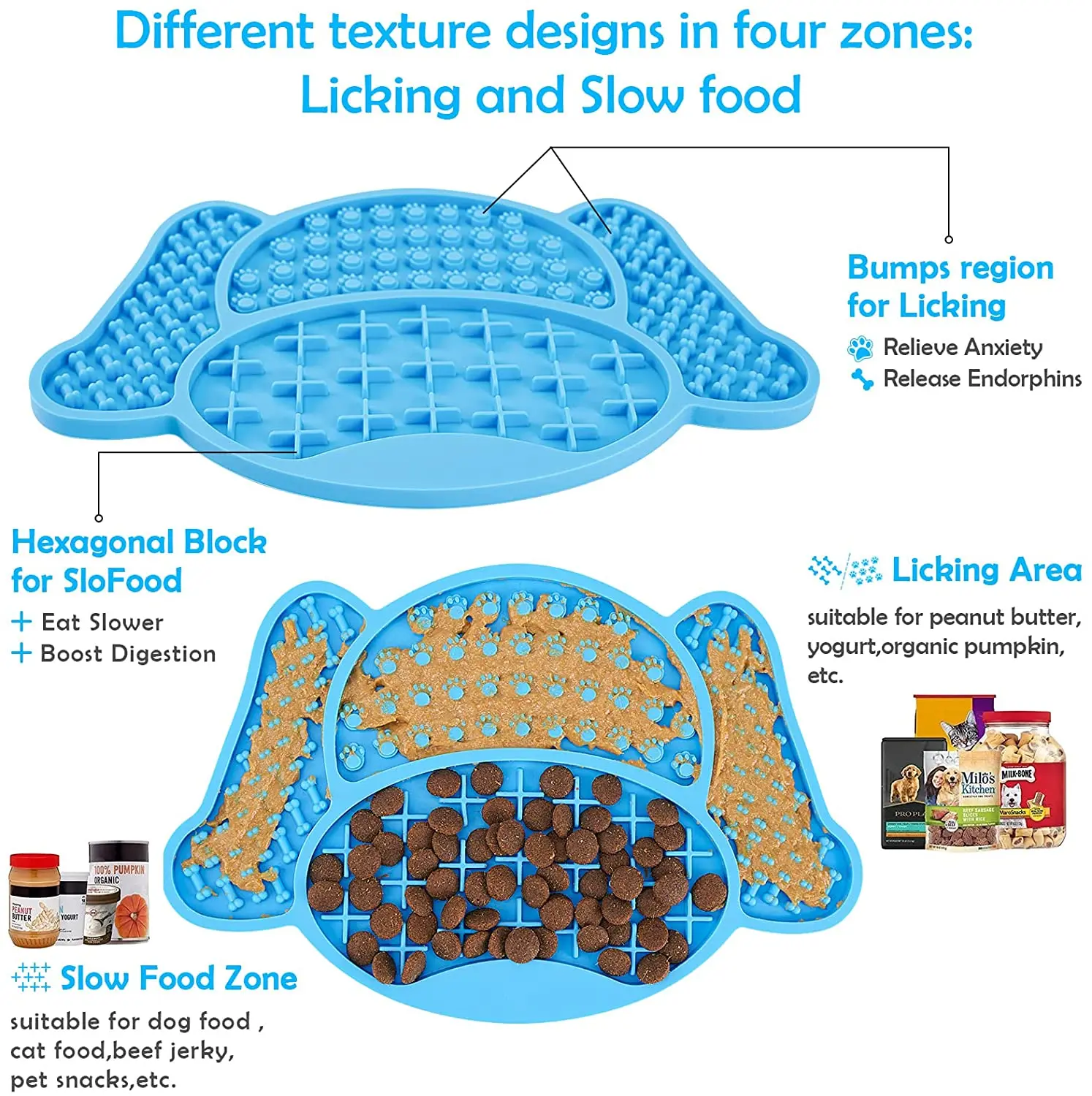 Wholesale Snuffle Mat for Dogs Bathing Grooming Dog Licking Pad Mat With Suction Cups Pet Licking Mat