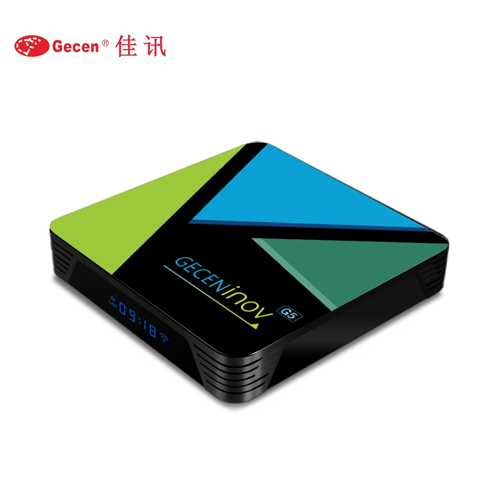 Certified factory direct supply G5 tv Box Android Support 2.4G 5G WiFi BT 4k smart Tv box support Custom service