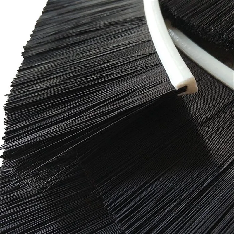 CMX soft base seal brush strip soft black nylon silk brush