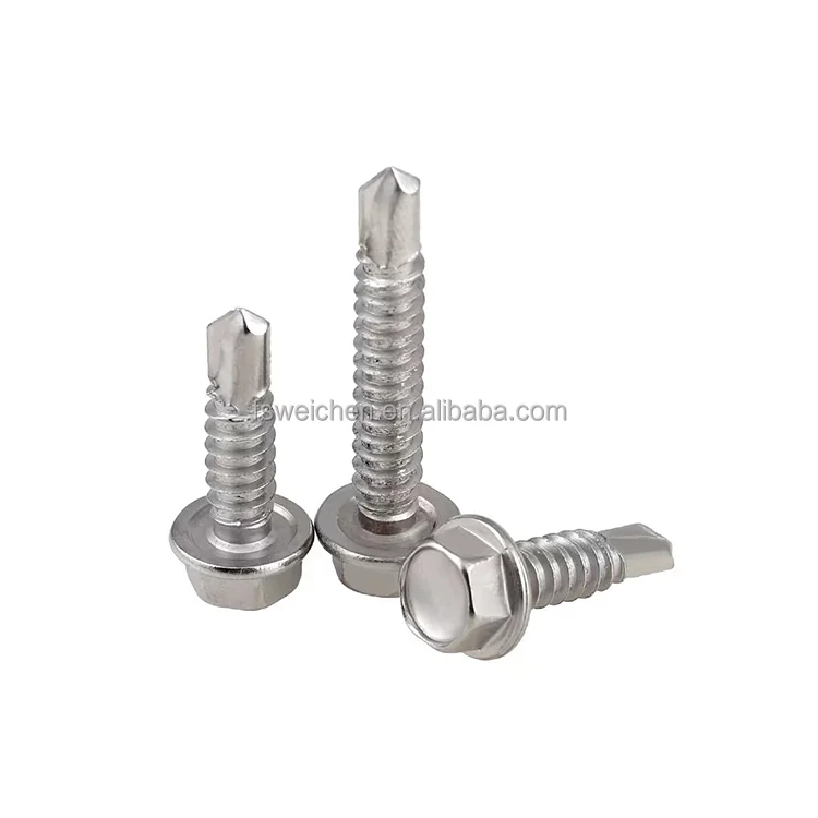 Stainless Steel Hex Washer Head Self Drilling Screws
