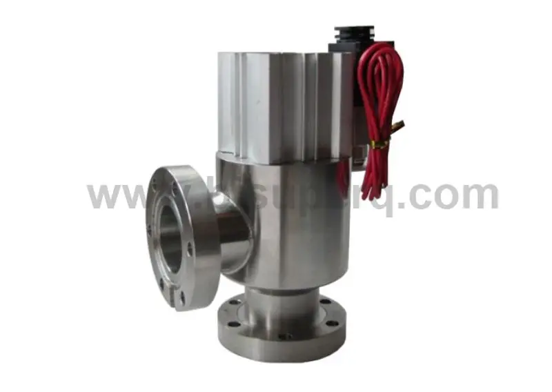 KF16 High Vacuum exhaust cutout valve with ultra high vacuum