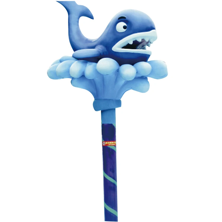 Commercial Outdoor Water Playground Equipment Fiberglass Water Park Cartoon Whale Sprinkler Spray Toys