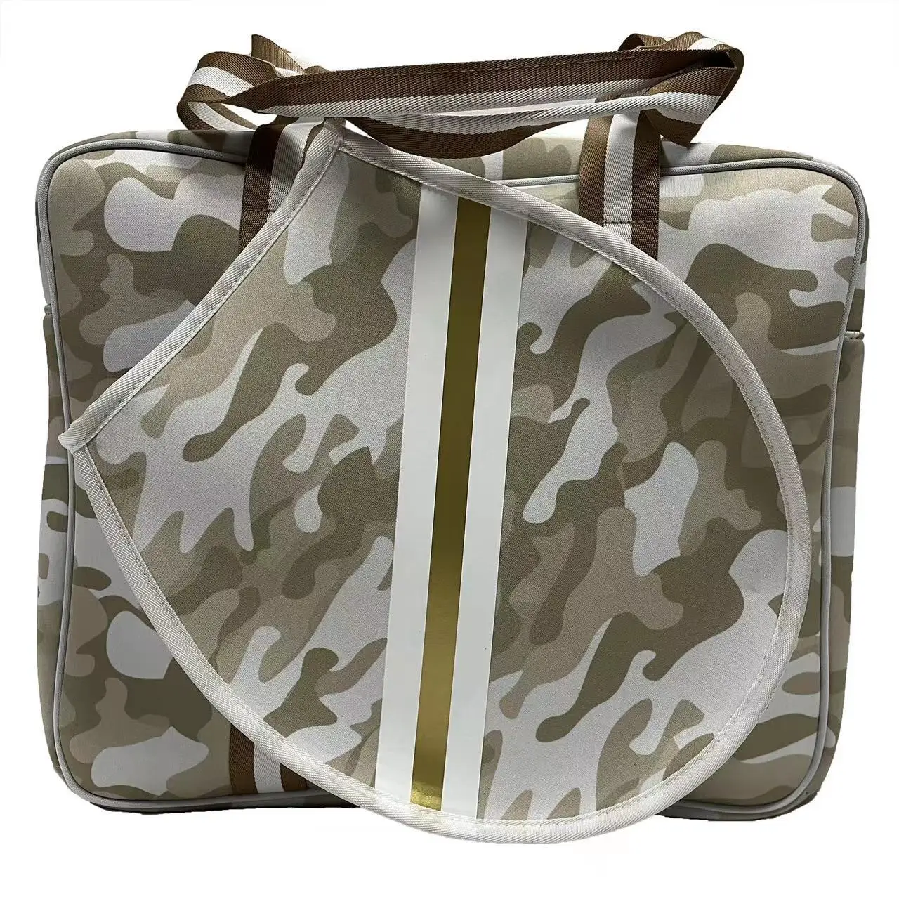 RTS Hot Selling Neoprene Sport Product 2022 New Design Tennis Tote Bag With Removable Strap