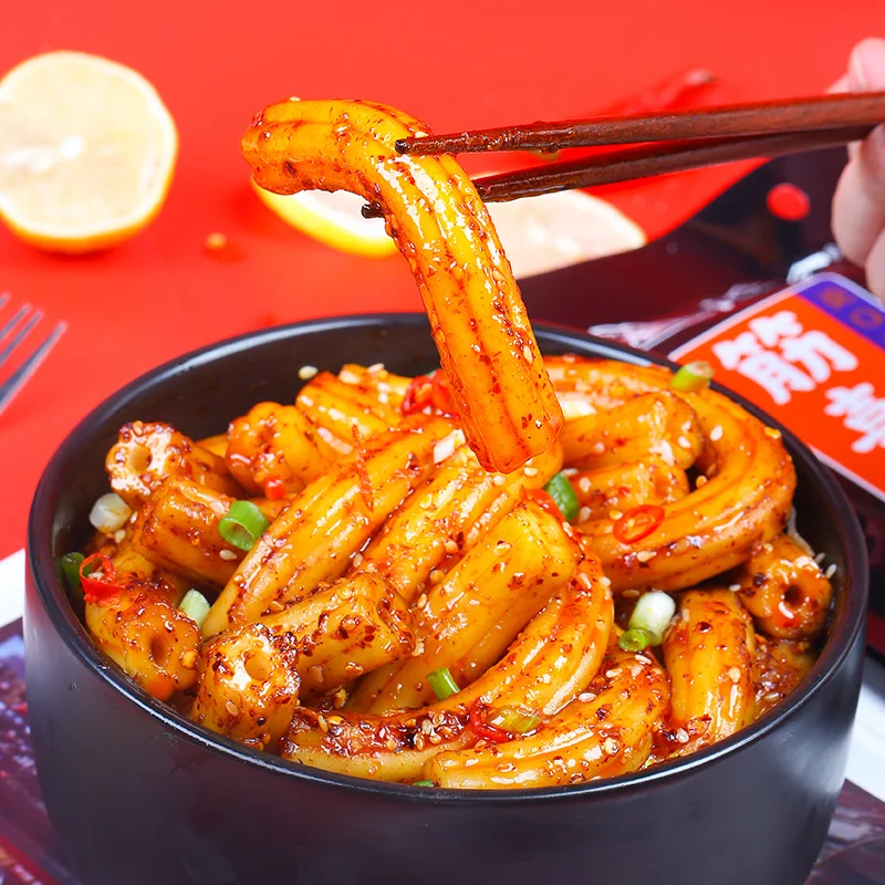 
Hot Selling Delicious Instant Pure Vegan Fast Glutinous Rice Cake Noodles Food 