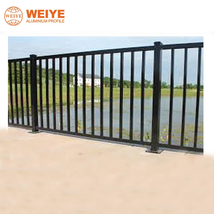 Balcony Handrail Garden Fence Aluminium Extrusion Profile for Construction