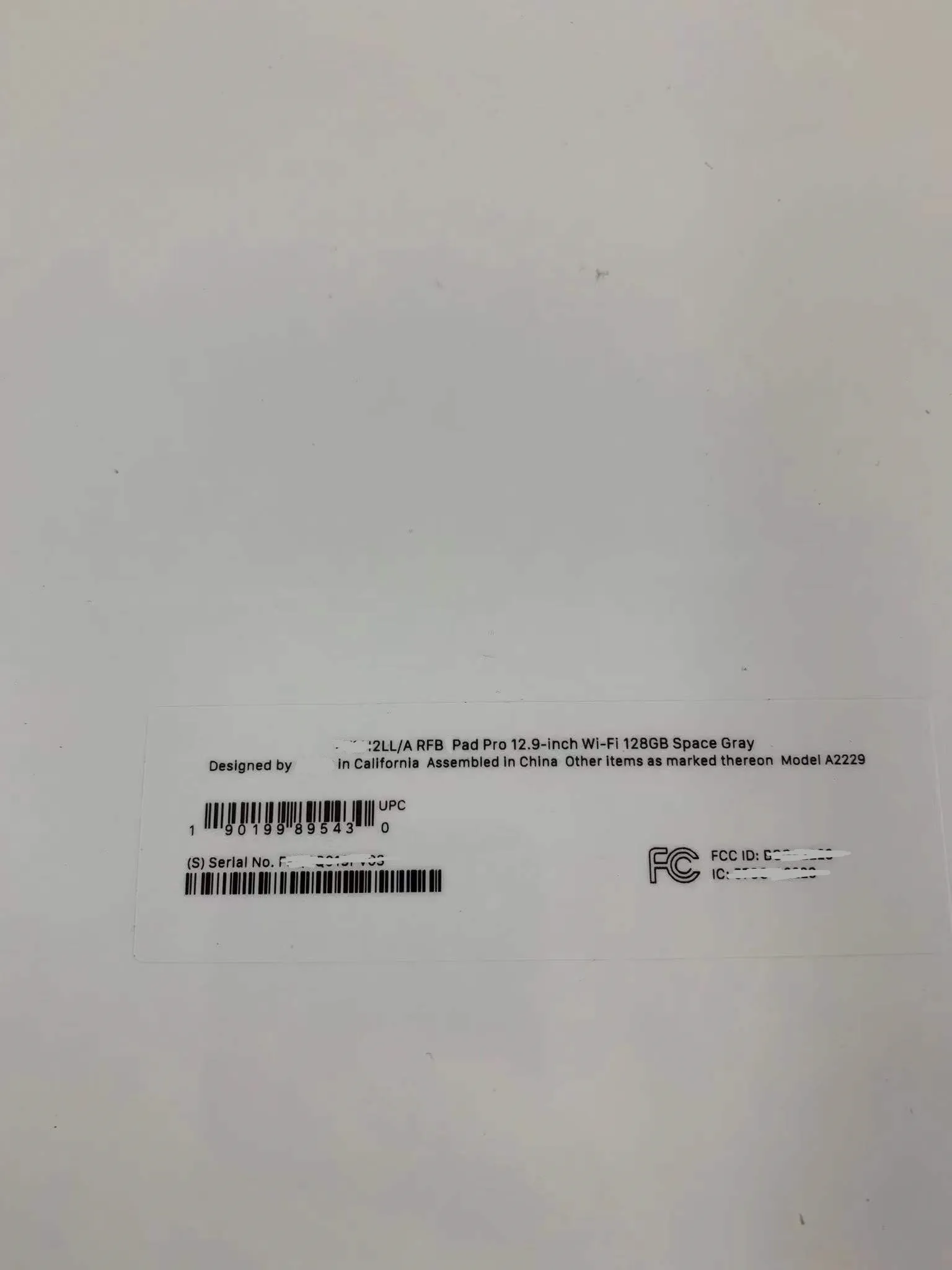 Hong Kong Ready Stock Wholesale large quantity 2020 A2229 model CPO original official refurbished tablet for ipad pro 12.9 inch