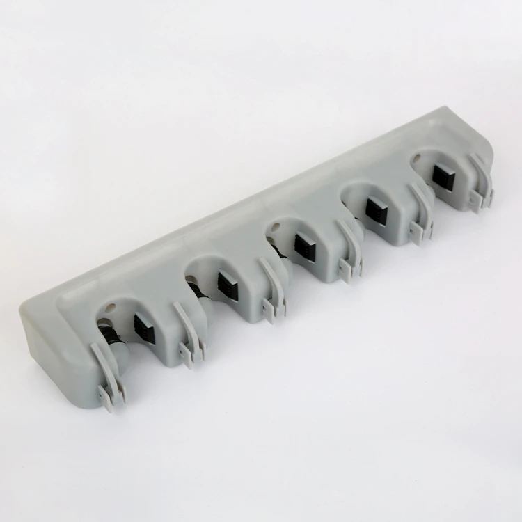 5 slots 6 hooks mop and broom holders