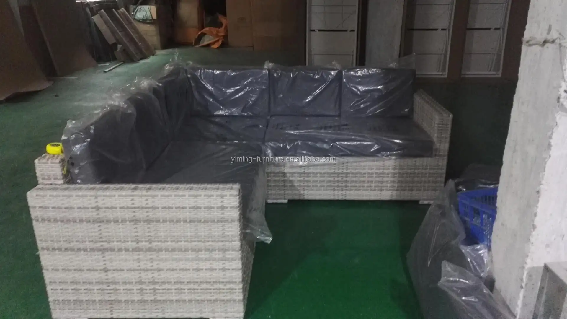 
New Style Comfortable L shape Garden Sofa Set Modern 