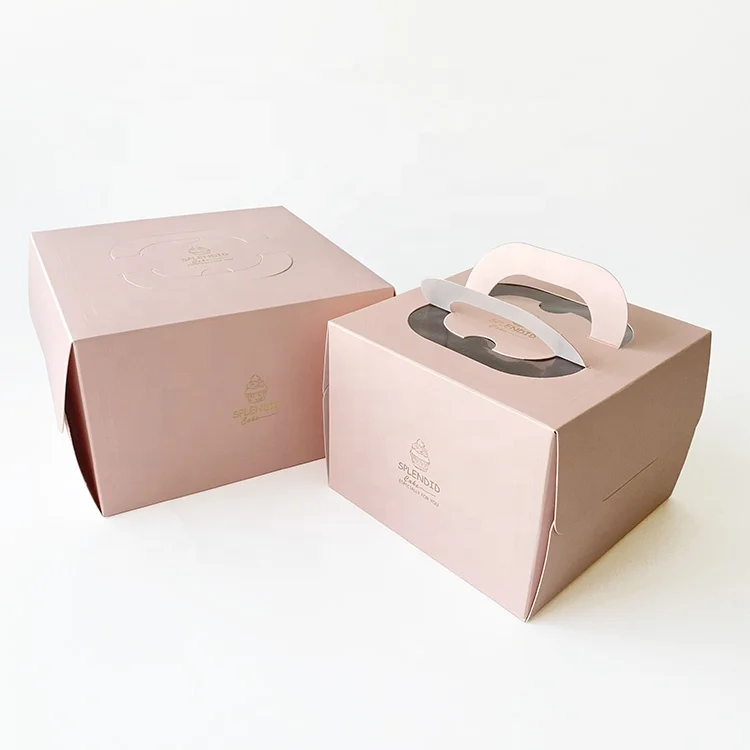 Custom Corrugated Bakery Cake Boxes Print Cake Packaging Box