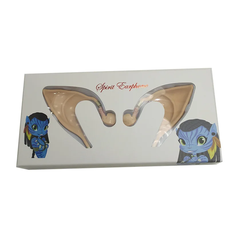 AVATAR 2-D animation cartoon figures in the ears of the elf ear shape music wire control BT headset