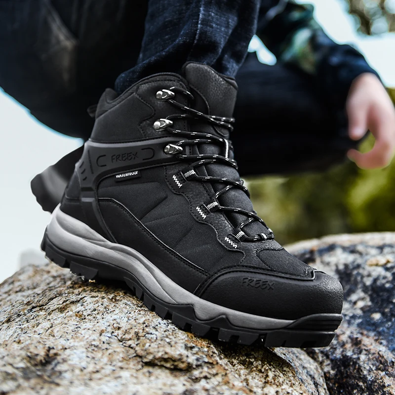 Fashion Sneakers Outdoor Non-slip Charged Warm Cotton Shoes Women Men Winter Heating Hiking Cotton Boots