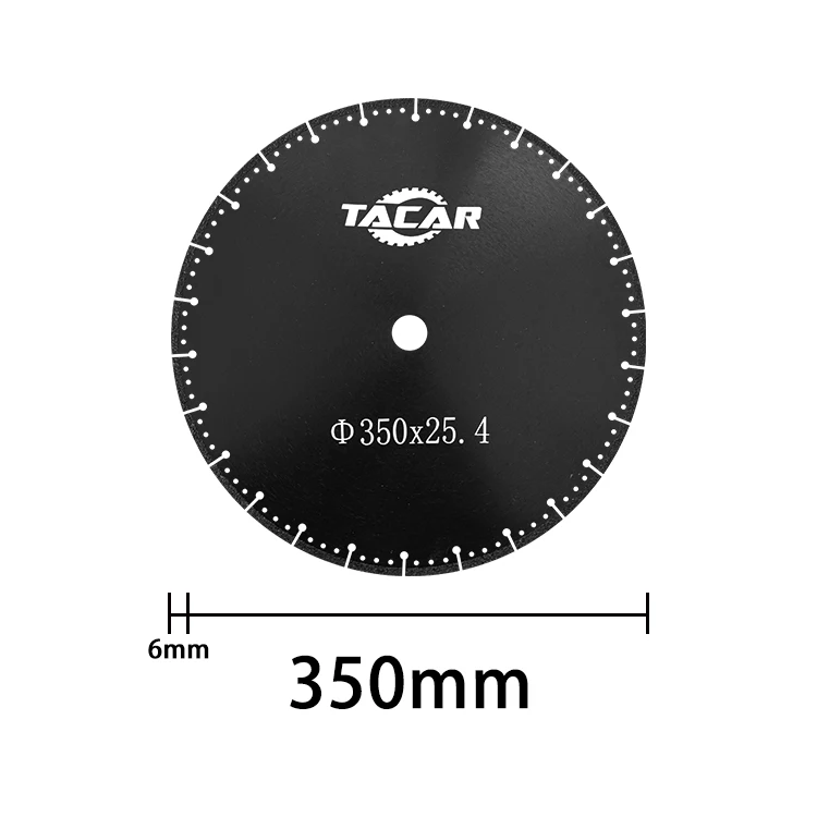 Алмазная Дисковая пила TACAR с вакуумной пайкой, 350 мм, режущий диск для дерева, пластика, металла, каменной кладки, бетона