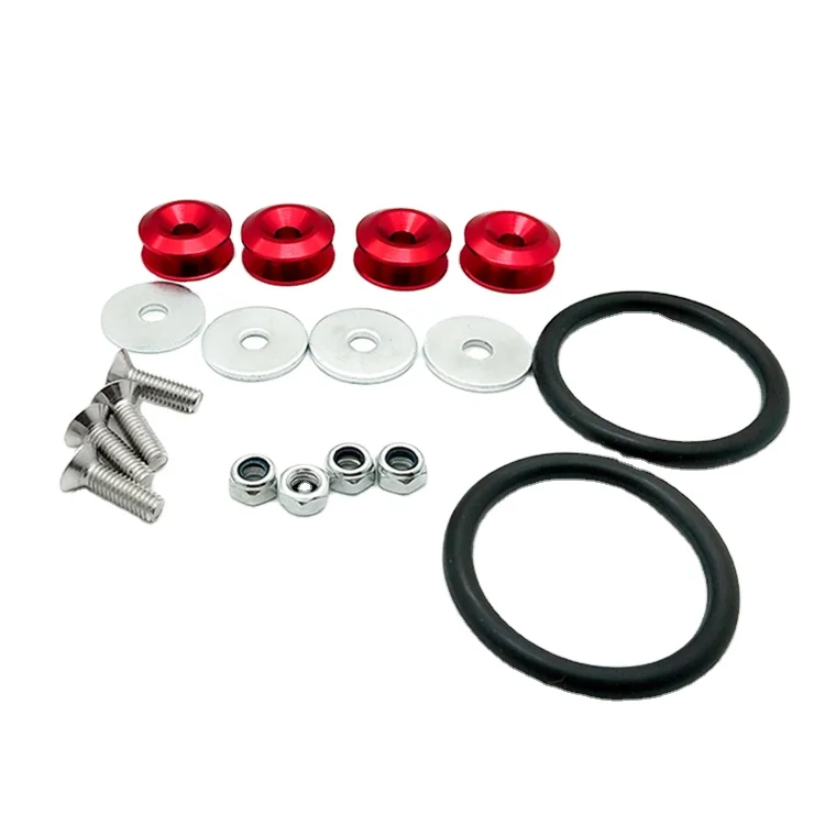 Premium Car Bumper Hatch Double Gasket Quick Release Fasteners for Car Bumpers Trunk Fender Hatch Lid Kit
