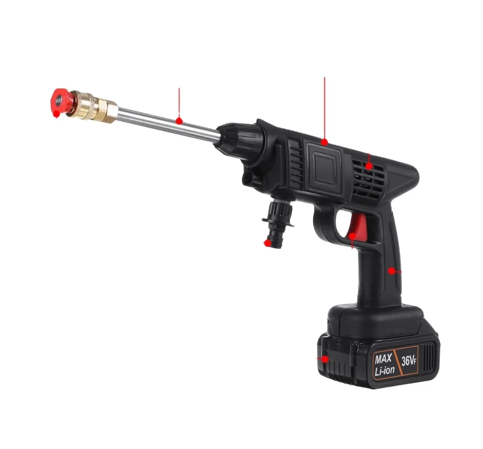 2021 hot sale Portable 24V/48VCordless Electric High Pressure Car  Washer Powerful Wash Jet Patio Car Cleaner