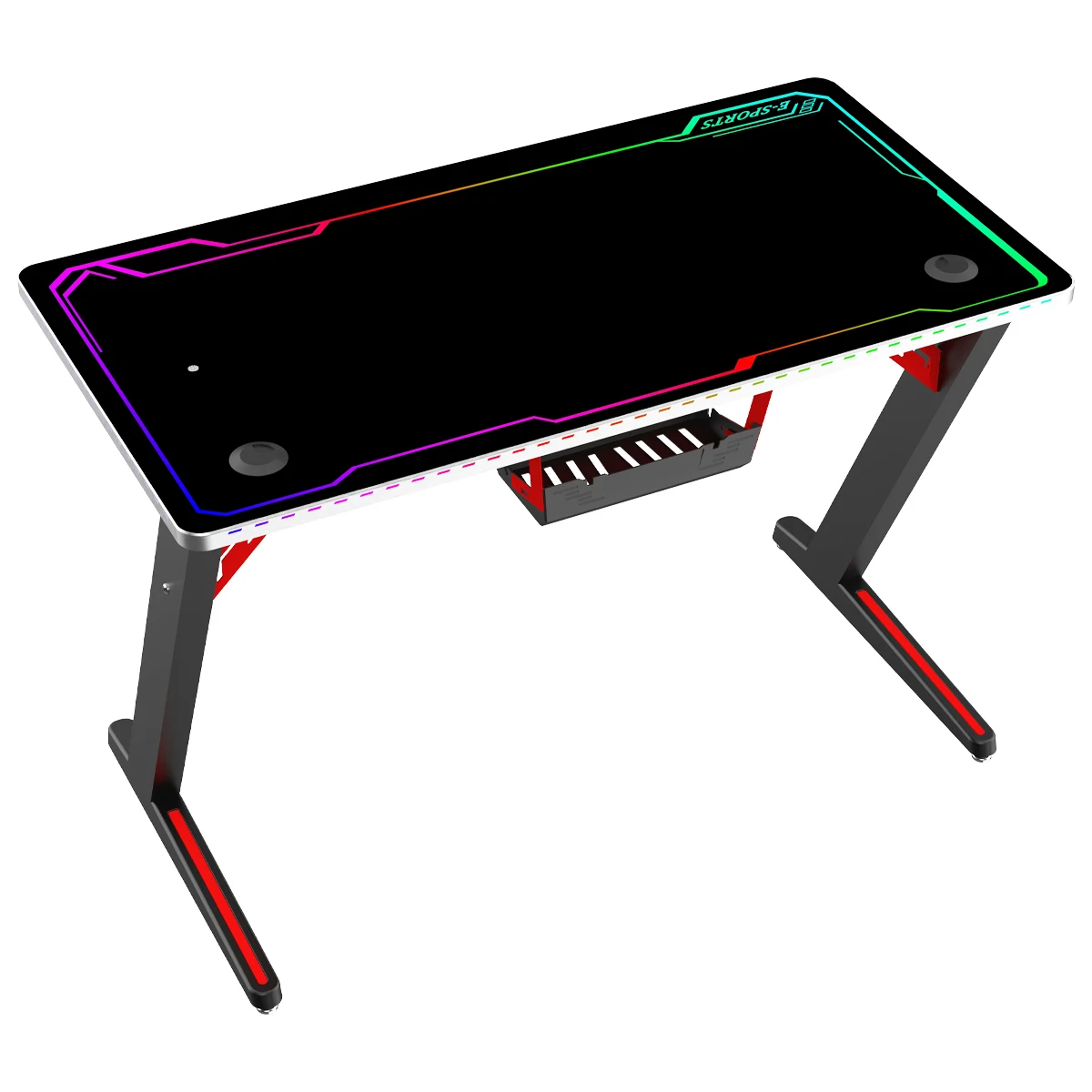  Светодиодный RGB Z-образный компьютерный игровой стол для