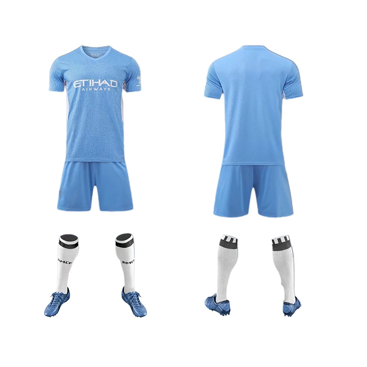 Soccer Jersey Set 2021 Men Football Team New Model Shirt Real Thai quality Football Wear Jerseys Soccer Uniform