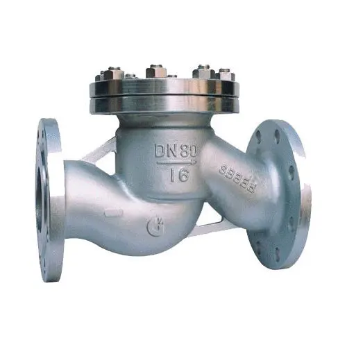 
stainless steel big size industrial ss inox flange one way water Valve SUS non return valves customization suport 