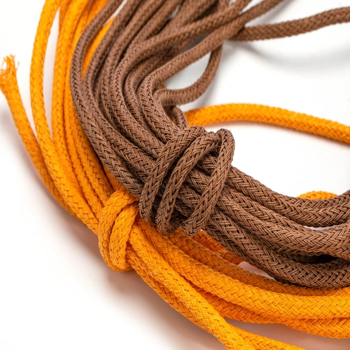 Round Paper String Flat Braided Handle Rope/cord For Paper Bag