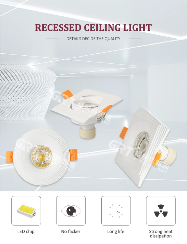 Factory Direct Indoor Lighting Home Office White Color Aluminum Mini SKD cob Led Down Light