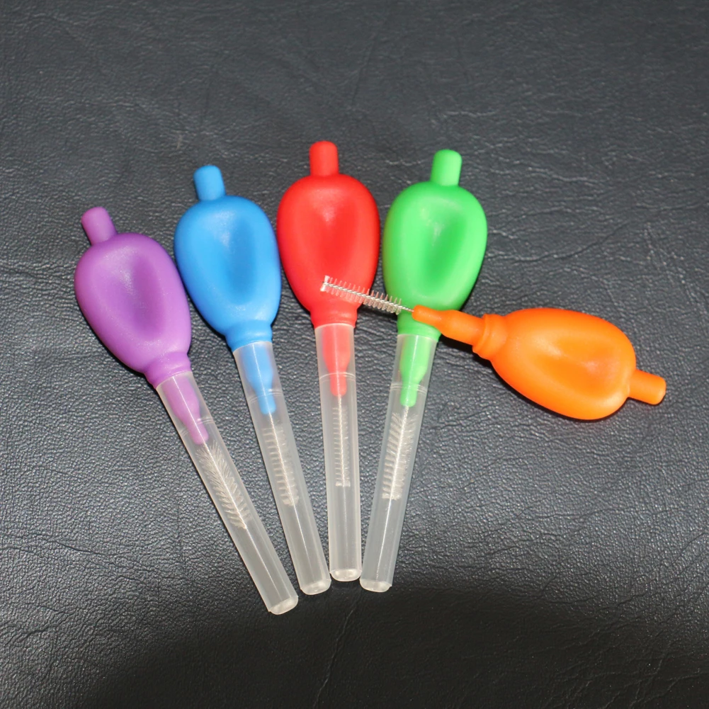 Пользовательский логотип одобренная ce Зубная щетка стоматологическая Стоматологическая межзубная щетка