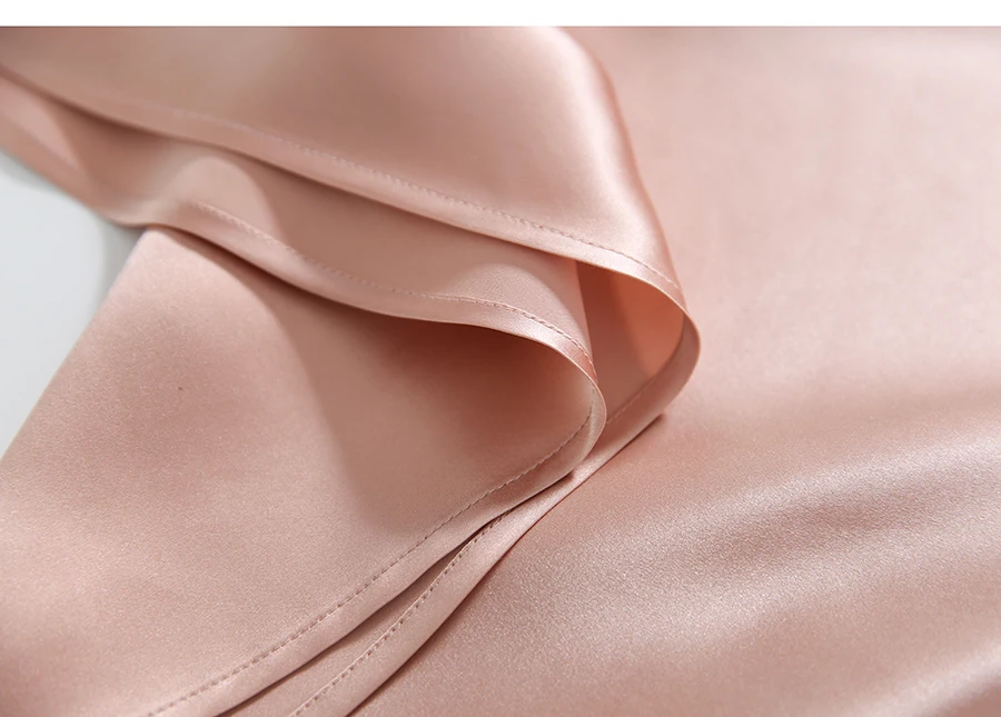 Luxury Style Mulberry Silk Evening Dress Sexy Mid Length Silk Night Gown 100% Silk Nightie Dress For Women