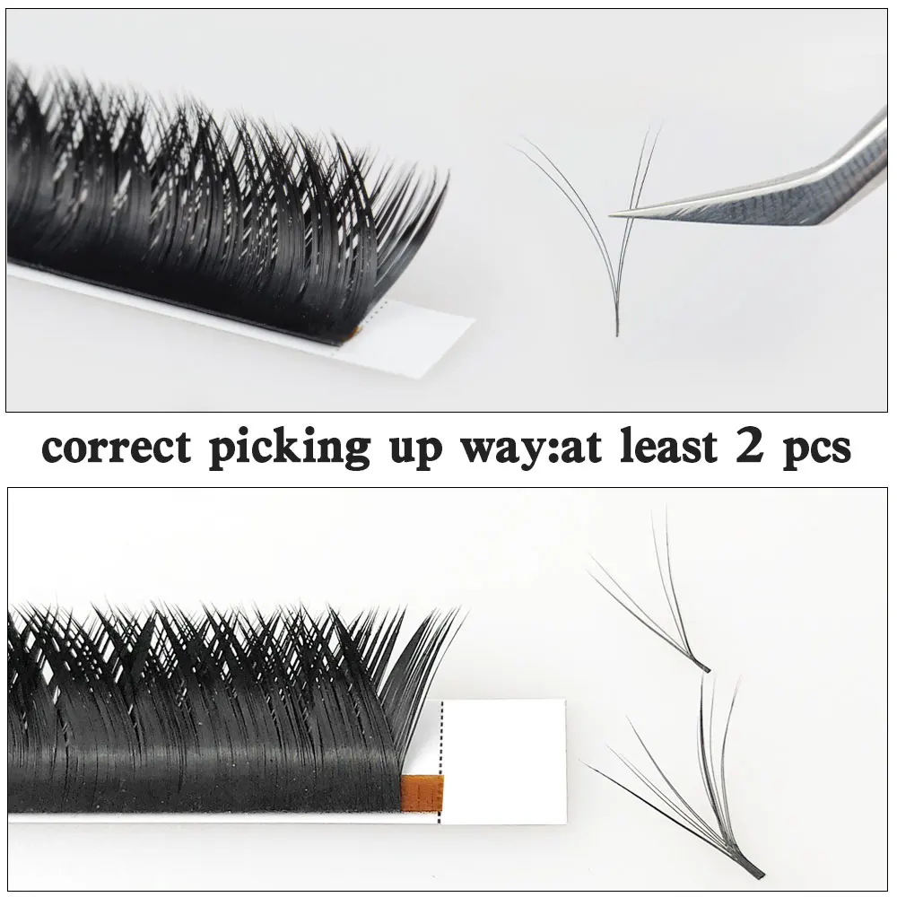 NAGARAKU Makeup V Shape Auto-Fans Eyelash Extension Volume Lashes Maquiagem Clios 0.05mm Easy-Fans Premium Natural Eyelashes