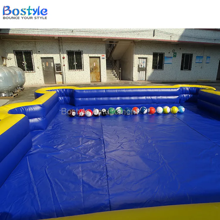 Customized design Inflatable snooker football, inflatable tennis court, inflatable table tennis for sale