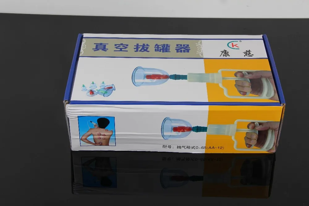 Traditional Health Care Cupping Sets Professional Chinese 12 Pieces Transparent 6 Magnetic Needles Chinese Medicine Apparatus