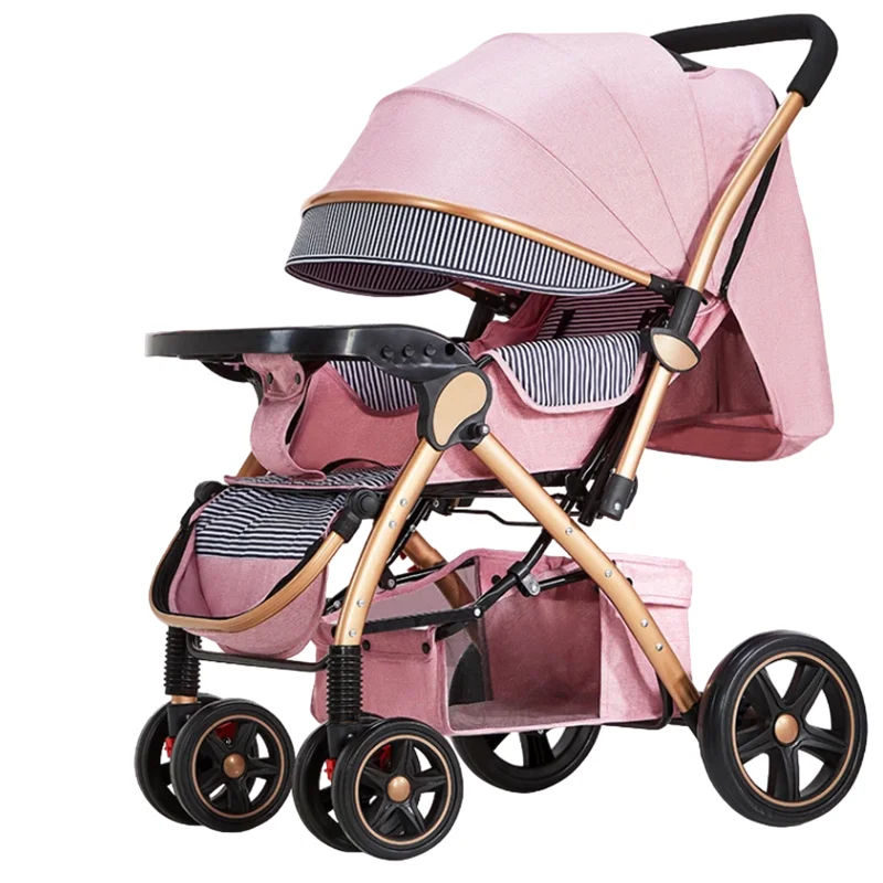 5-Point Safety Belt Travel Umbrella Big Wheels Baby Jogger Stroller