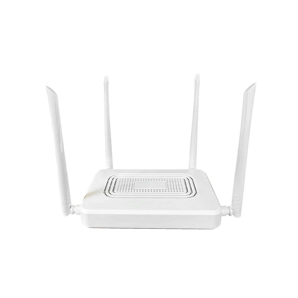Распродажа совместимый с olt gepon Gpon onu 4GE + WIFI(4T4R) XPON ONU оптический сетевой маршрутизатор Xpon