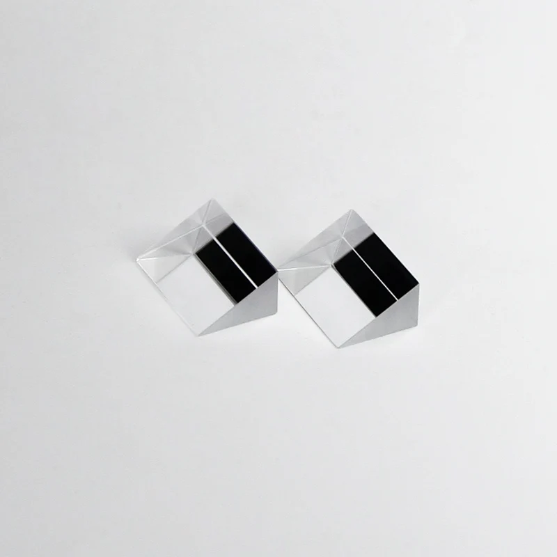 Custom optical glass wedge prisms Multi-purpose small size equilateral optical triangle prisms