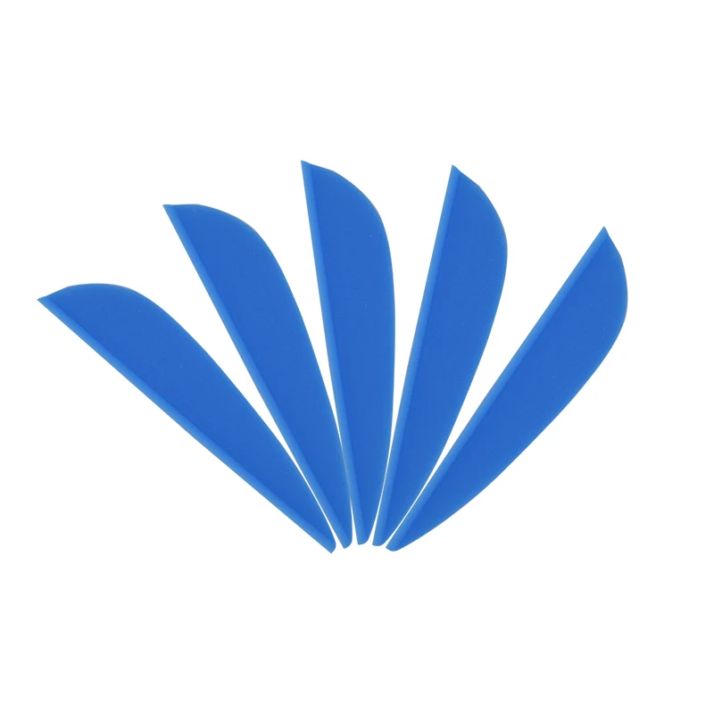 2/3 inch Archery Arrow Vanes Rubber Fletching DIY Free Cut Feather For Recurve Compound Bow And Arrow Accessories