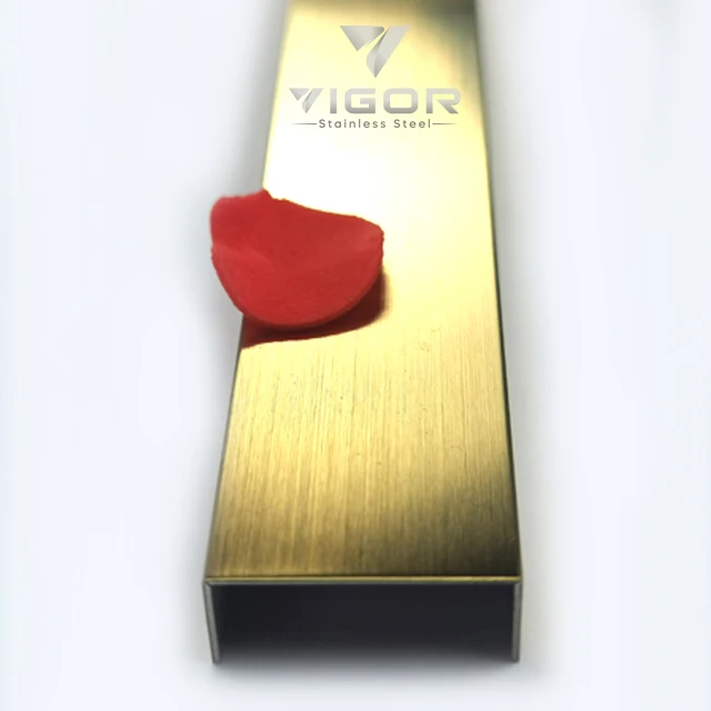 
Pvd coloured stainless steel tile trims gold color luxury style tile profiles ceramic tile trims 