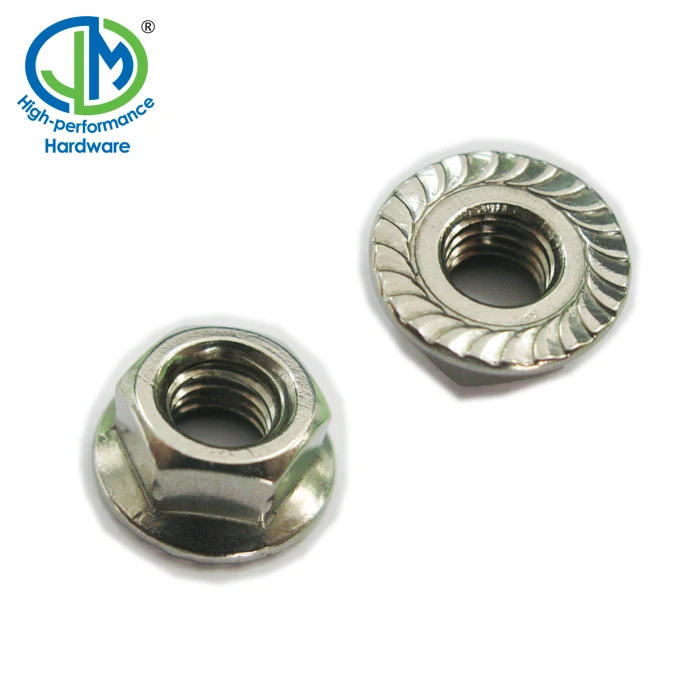hex nuts DIN6923 flange hex nut hexagon flange nuts