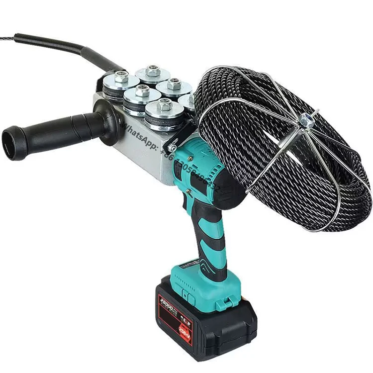 New Construction Lithium Cordless Stringing Machine Cable Automatic Wall Lead Wire Electric Rechargeable Wall Threading Machine