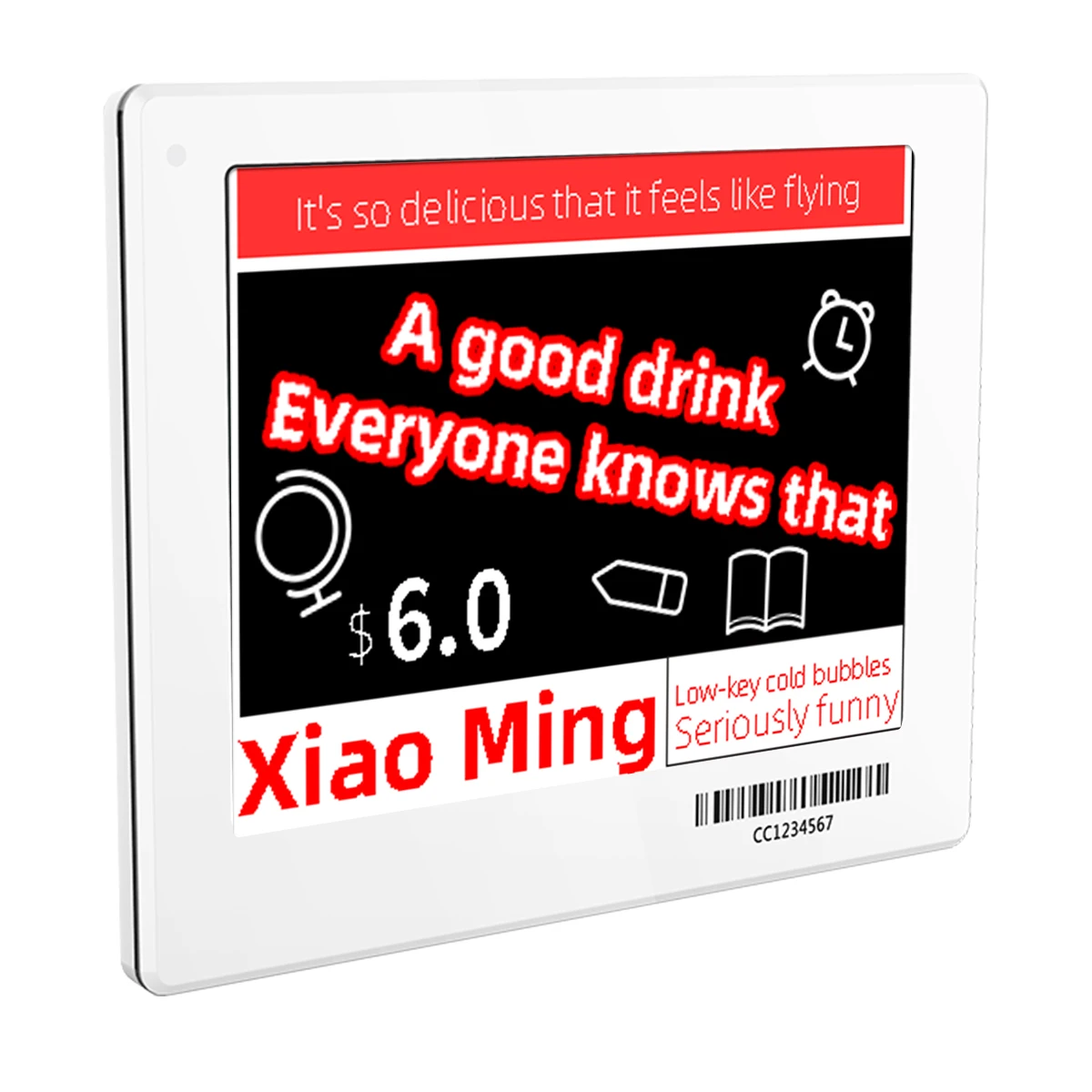 YalaTech big size 4.2 inch esl elestronic shelf label digital shelf tag smart price tag for supermarket