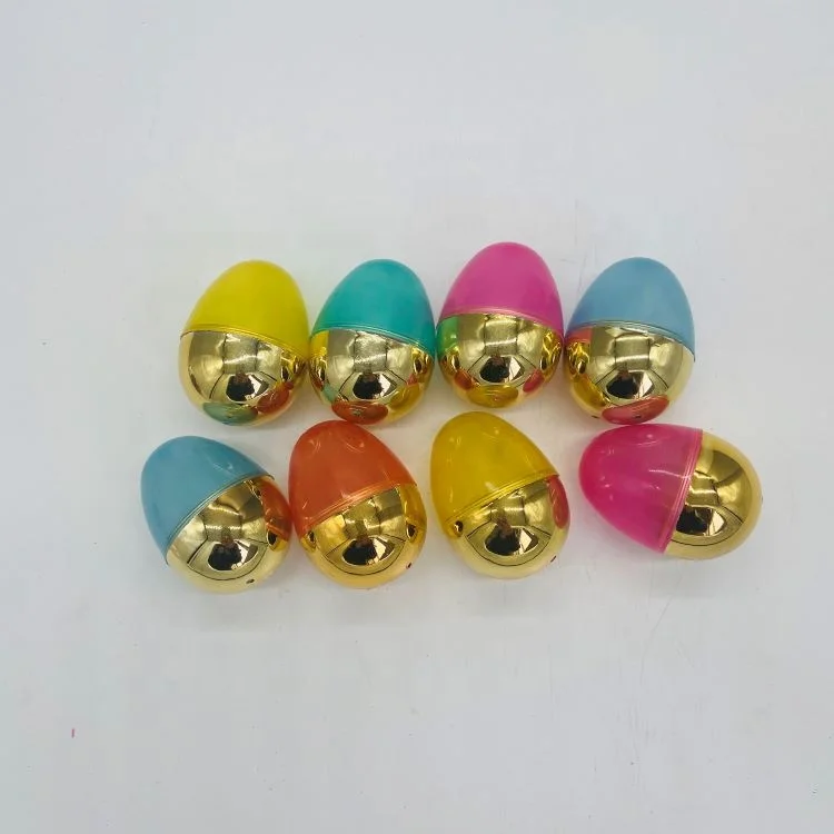 
best sale half transparent half egg plastic easter eggs 