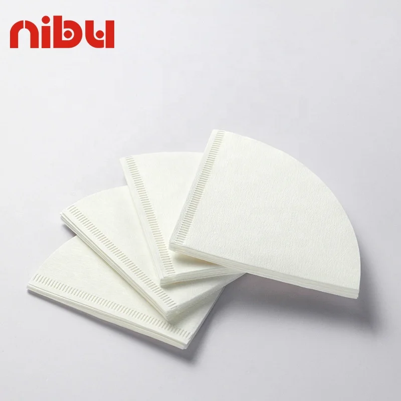 Фильтровальные бумажные пакеты NIBU V02, одноразовые фильтры для кофе, белые фильтры для кофе