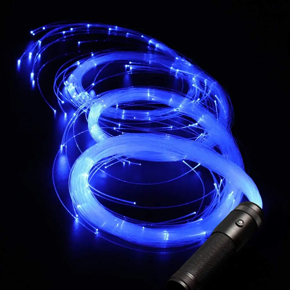 TXPOF Flexible Plastic Side Glow Optic Fiber Lighting Strip For Car Interior Light Decoration