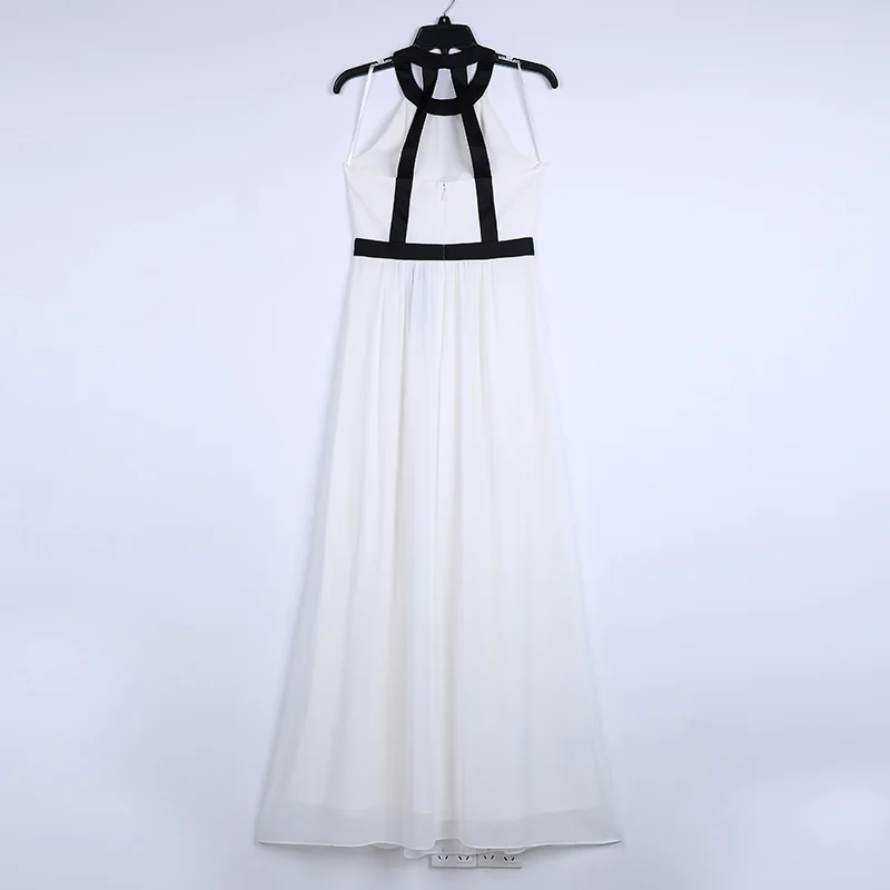 1L13 2022 Newest Women Beach Bohemian Dresses Women Beach Summer Dresses Sexy Women Bohemian Halter Long Dress