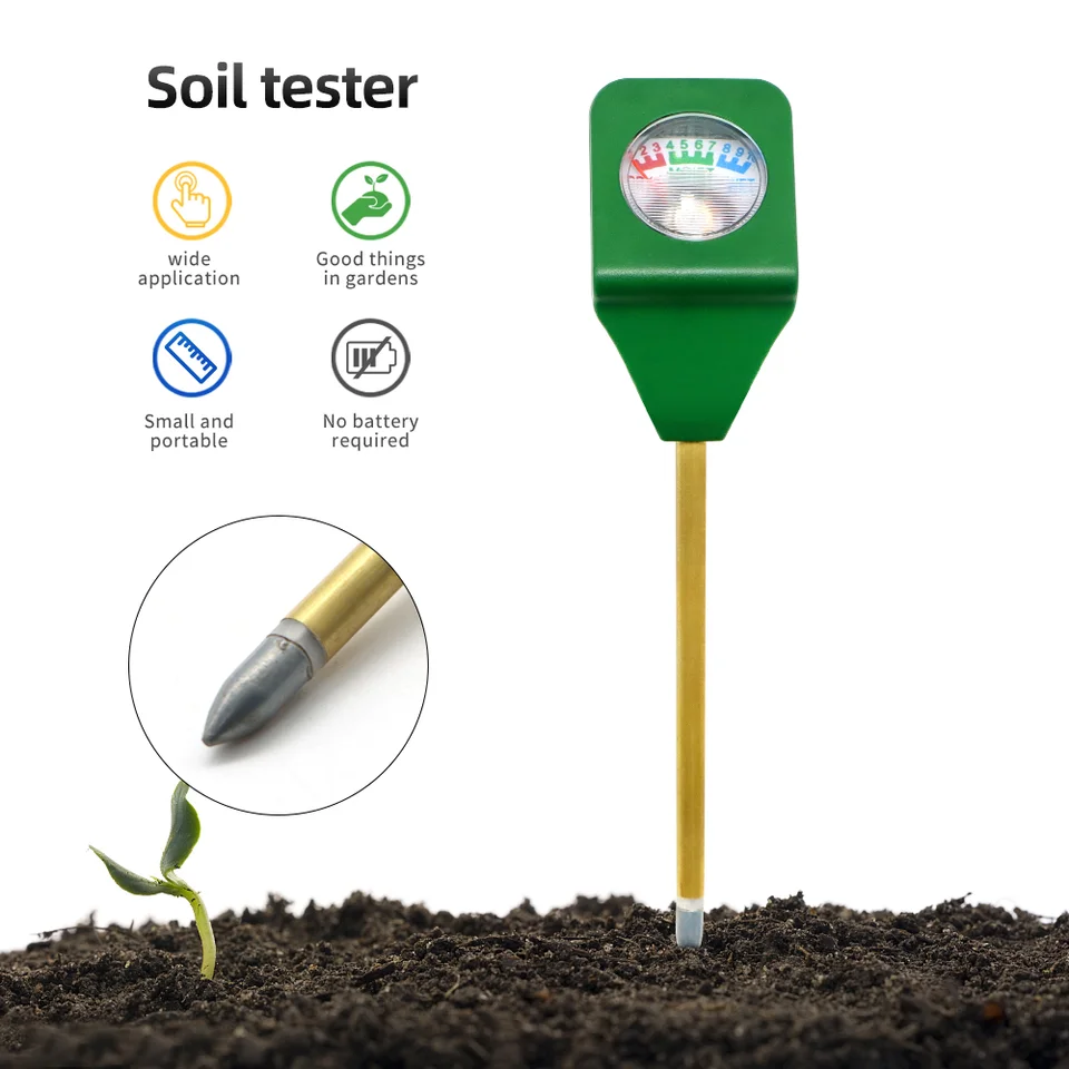 2024 Moisture Light 3 in 1 Soil PH Meter Soil Moisture Meter For Garden Planting