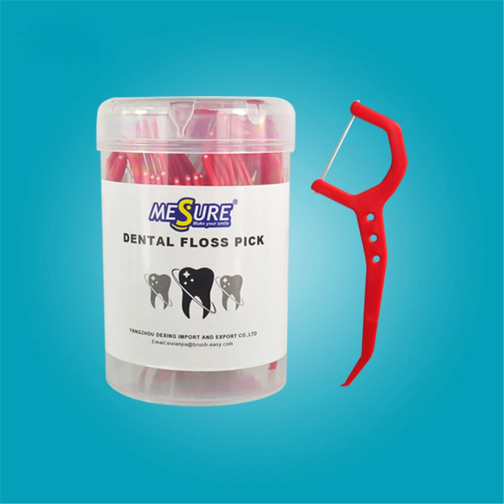 High quality Macromolecule Polyethylene Fiber Stock Wholesale OEM Private Label Bag Dental Floss Pick