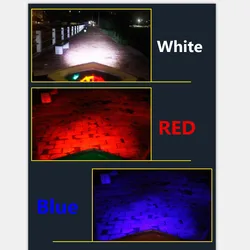 9-80V BA20D H6 H4 Motorcycle Headlight 3 Colors White/Red/Blue Strobe Flashing COB Chip 12W Electric Cars Driving Led Light