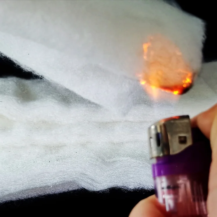 CFR 1632&1633 quilting fire barrier fiber for mattress