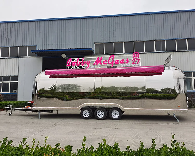 High Quality food trailer camper trailer tent events truck mobile food trailer with kitchen