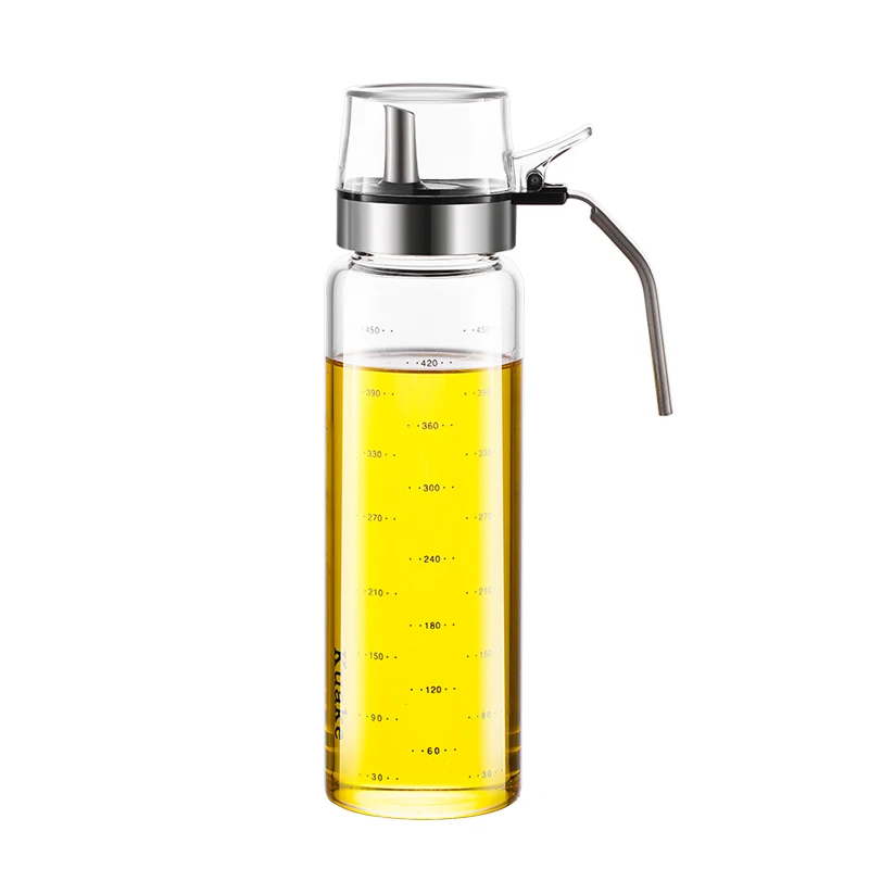 Luxury Minimalist Ththickened Silicone Ring Oil Pan Customized Leakproof Oil Bottle