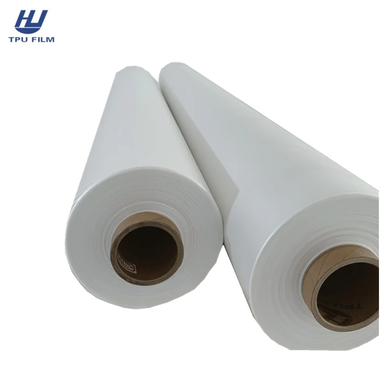 Low Breathable Waterproof TPU Film / White Matte TPU Membrane for Textile Lamination for Mattress Protector